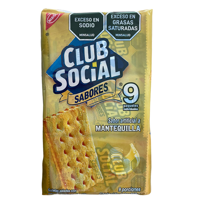 Club Social Galleta Sabor Mantequilla Paquete X 216G