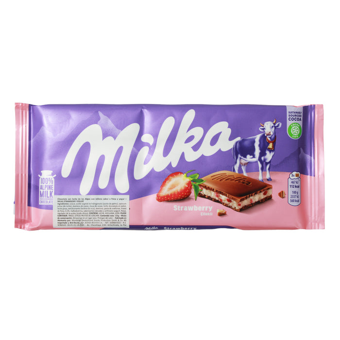 Milka Strawberry Yogurth Chocolate X 100G