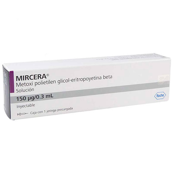 Mircera Epoetina Beta 150Mcg Con Jeringa Prellenada X Caja