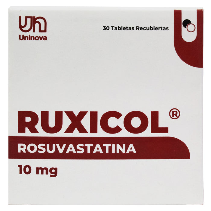 Ruxicol 10Mg X 30 Tab Rosuvastatina