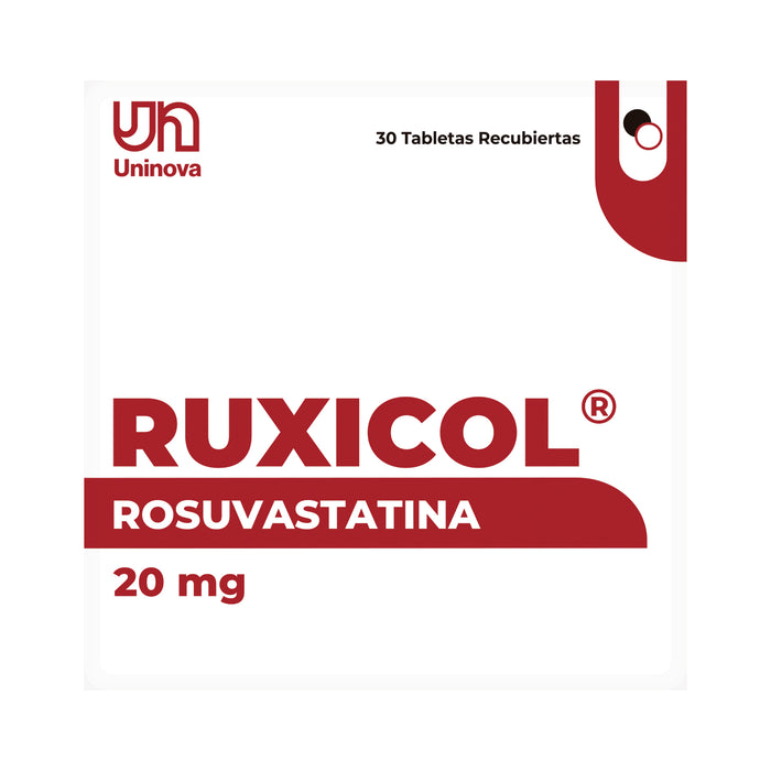 Ruxicol 20Mg Rosuvastatina X Tableta