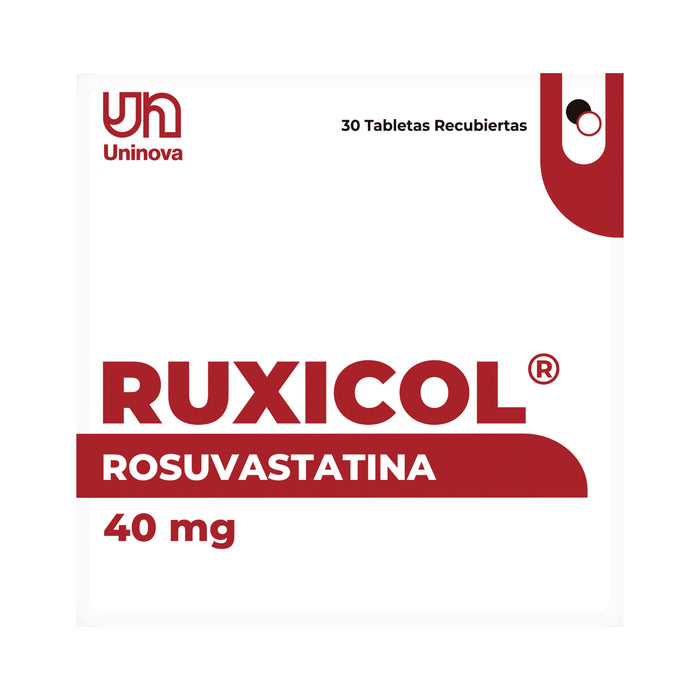 Ruxicol 40Mg Rosuvastatina X Tableta