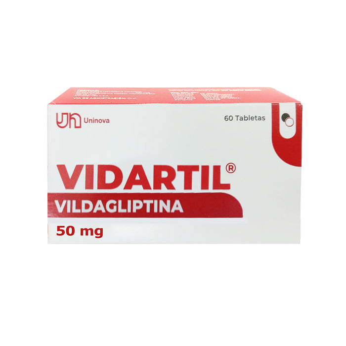 Vidartil Vildagliptina 50 Mg X Tableta