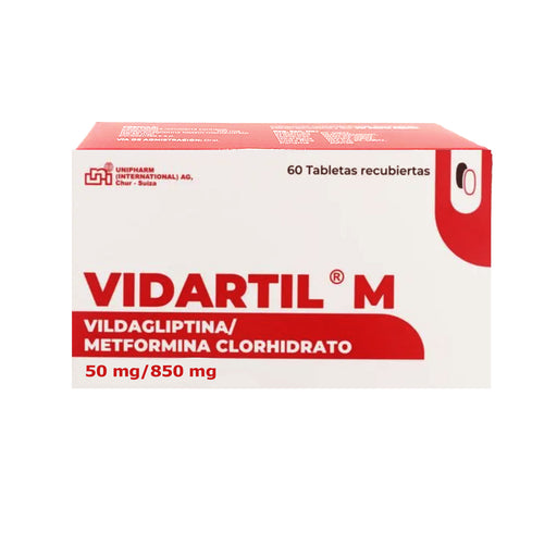 Vidartil M 50/850Mg Vildagliptina/Metformina Clorhidrato X Tab...