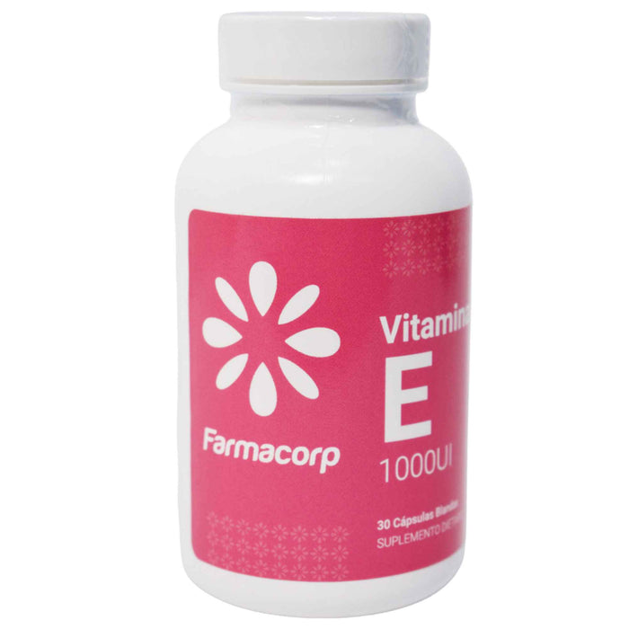 Vitamina E Farmacorp 1000Ui X 30 Cap Blandas