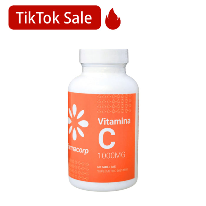Vitamina C Farmacorp 1000Mg X 60 Tabletas