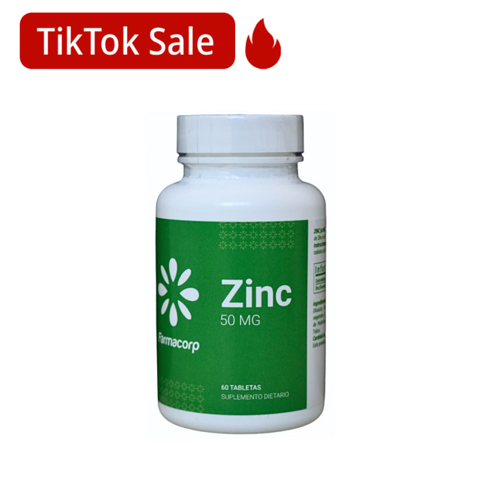 Zinc Farmacorp 50Mg X 60 Tabletas