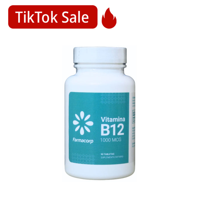 Vitamina B12 Farmacorp 1000Mcg X 90 Tabletas