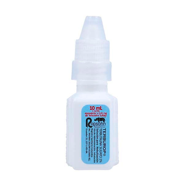 Terburop Nebulizador Terbutalina Sulfato1% Solución X 10Ml