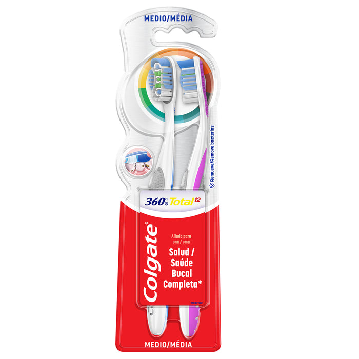 Cepillo Colgate 360 Surround 2 Unidades X Paquete