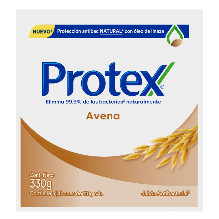 Protex Pack Jabon Avena 110G X 3 Unidades