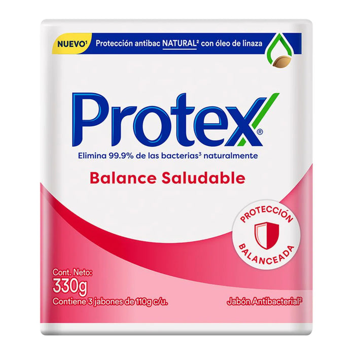 Protex Pack Jabon Balance Saludable 3 Unidades X 110G