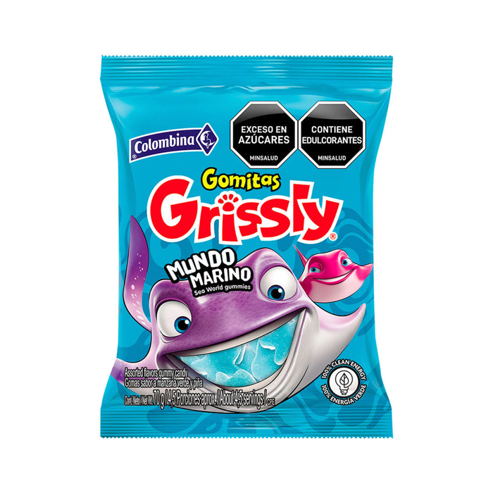 Gomitas Colombina Grissly Mundo Marino X 70G