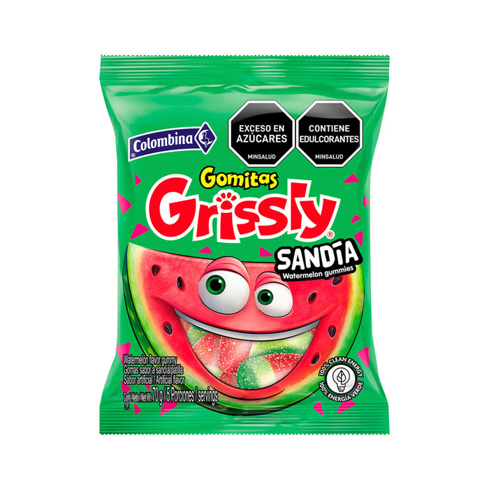 Gomitas Colombina Grissly Bolsa Sandia X 70G