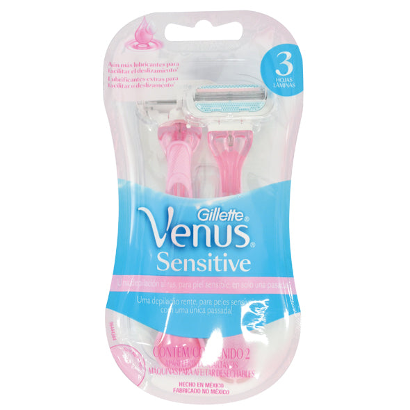 Gillette Venus Sensitive Para Mujer X 2 Unidades