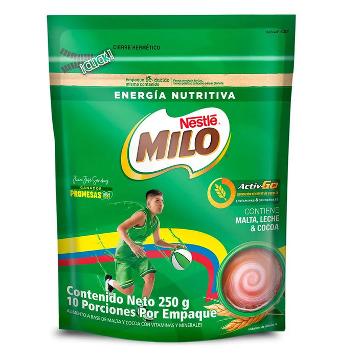 Milo Alimento De Malta Y Cocoa X 250G