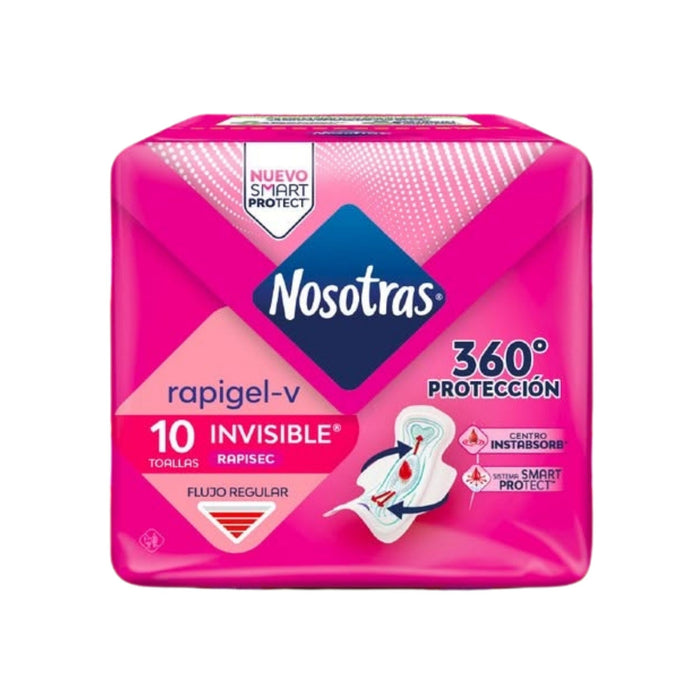 Tripack Nosotras Invisible Rapigel Rapisec 3 X 10 Unidades