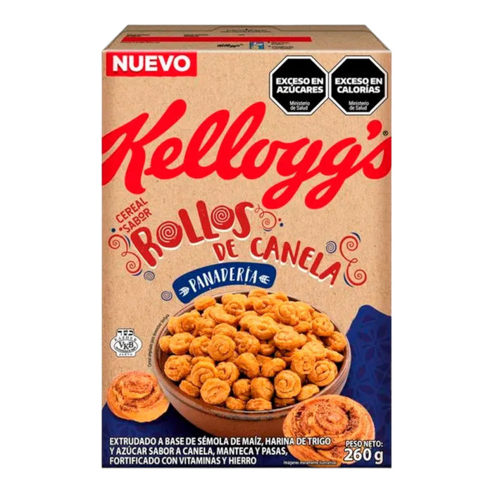 Kelloggs Cereal X 260 Gr Sabor Rollos De Canela