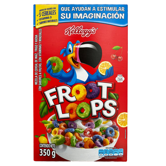Kelloggs Froot Loops Cereal X 350G