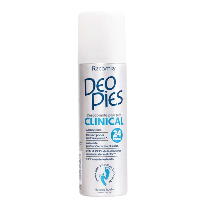 Desodorante Para Pies Recamier Pack Deo Clinical 2 X 260Ml