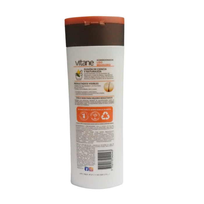 Acondicionador Recamier Vitane Liso Brasileño X 400Ml
