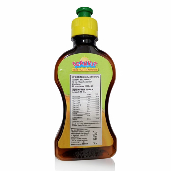 Jalea Multivitamínica Ecarvit X 220Ml