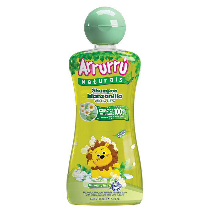 Shampoo Para Bebés Arrurrú Naturals De Manzanilla X 220Ml