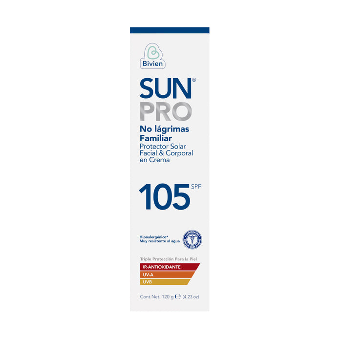 Protector Solar Sunpro Familiar Crema Spf 105 X 120G