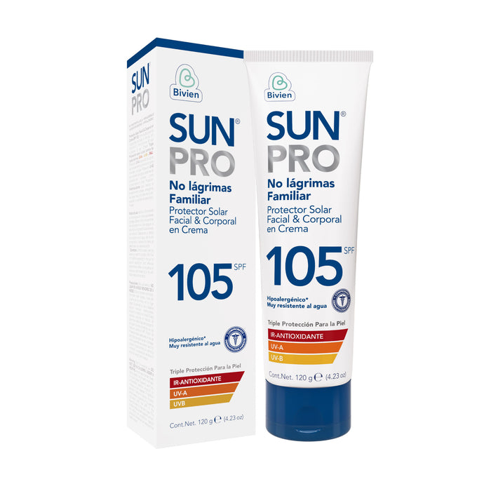 Protector Solar Sunpro Familiar Crema Spf 105 X 120G