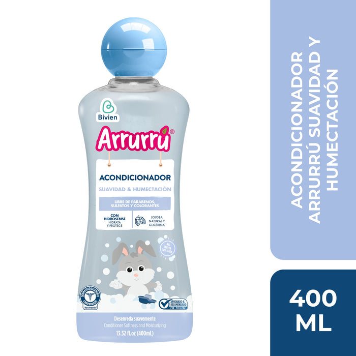 Shampoo Arrurrú Suavidad Y Humectación X 400 Ml