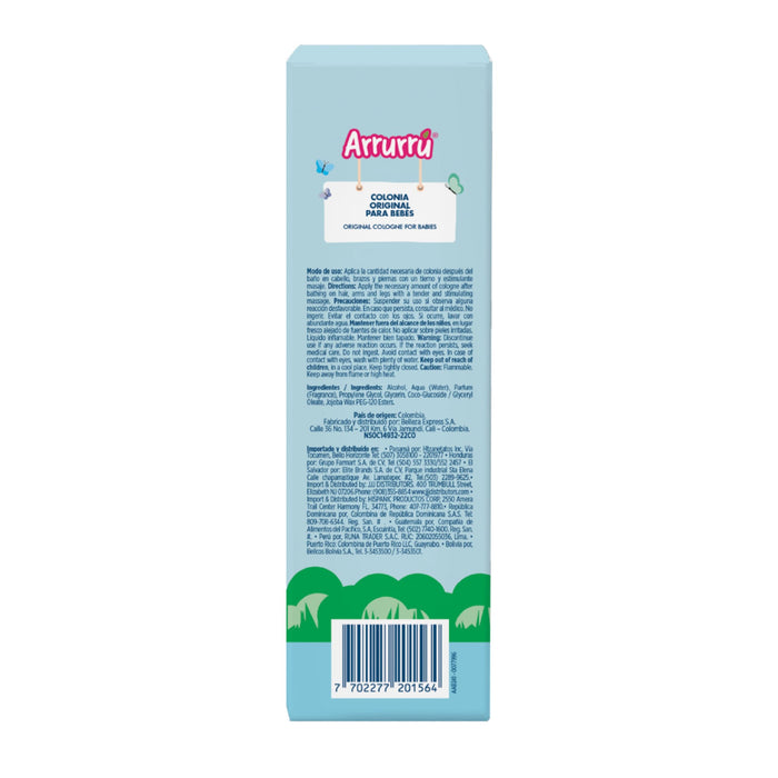 Colonia Arrurrú Original Azul X 220 Ml