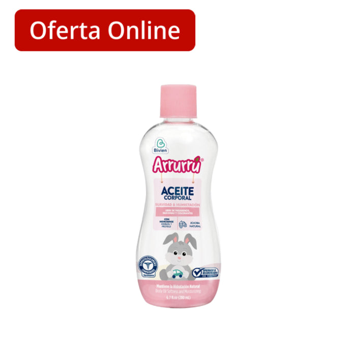 Aceite Corporal Arrurru Suavidad Y Humectación X 200Ml