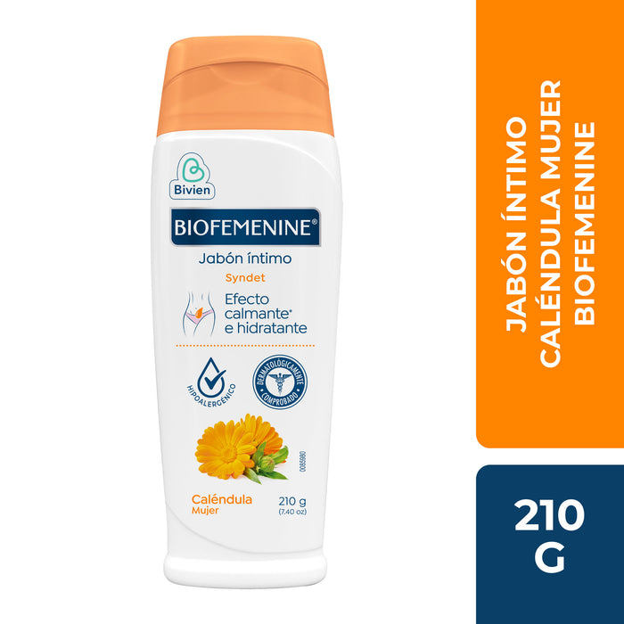 Jabón Íntimo Biofemenine Caléndula Mujer X 210 Gr