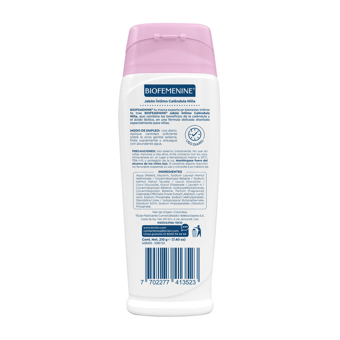 Jabón Íntimo Biofemenine Caléndula Niña X 210 Gr