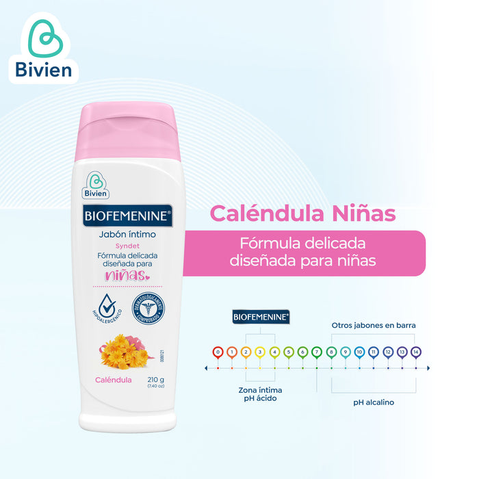 Jabón Íntimo Biofemenine Caléndula Niña X 210 Gr