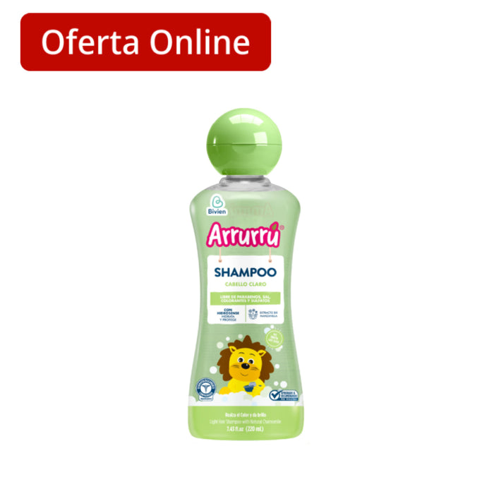 Shampoo Arrurrú Cabello Claro X 220 Ml