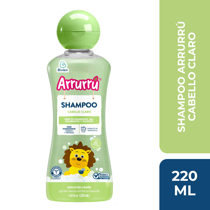 Shampoo Arrurrú Cabello Claro X 220 Ml