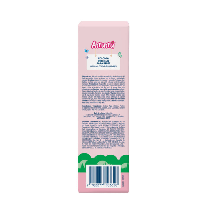 Colonia Arrurrú Original Rosada X 120 Ml