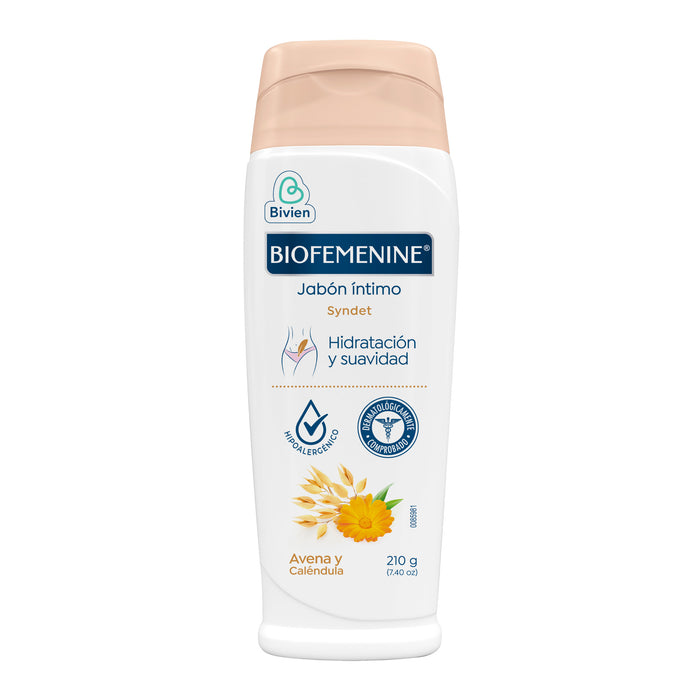 Jabón Íntimo Biofemenine Avena Y Caléndula X 210 Gr