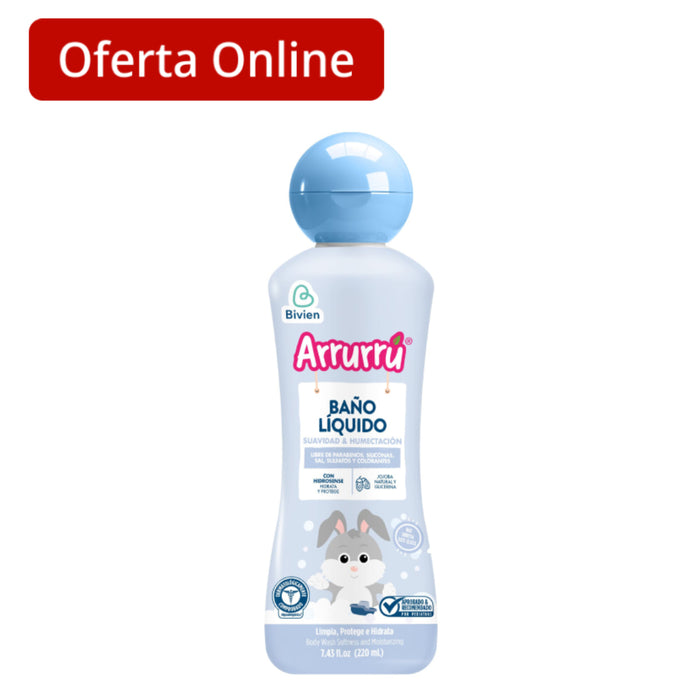 Baño Líquido Arrurru Suavidad Y Humectación X 220Ml