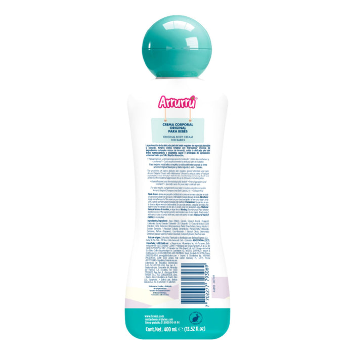 Crema Arrurrú Original X 400 Ml