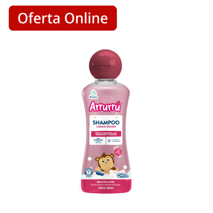 Shampoo Arrurrú Cabello Oscuro X 220 Ml