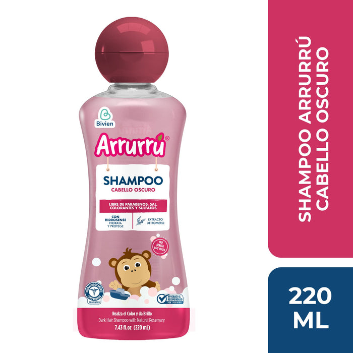 Shampoo Arrurrú Cabello Oscuro X 220 Ml