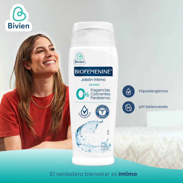Jabón Íntimo Biofemenine Cero X 210 Gr