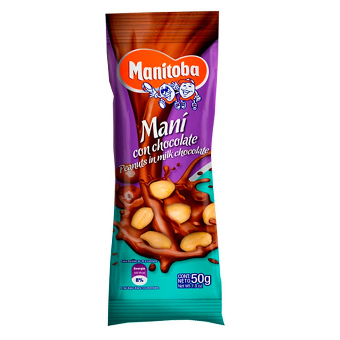 Manitoba Maní Con Chocolate X 50G