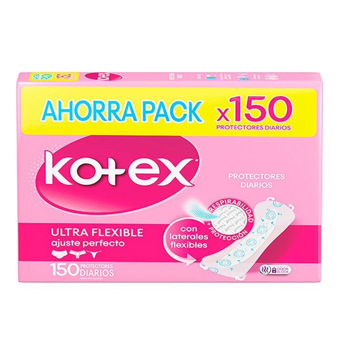 Kotex Ultra Flexible Protector Diario X 150 Unidades