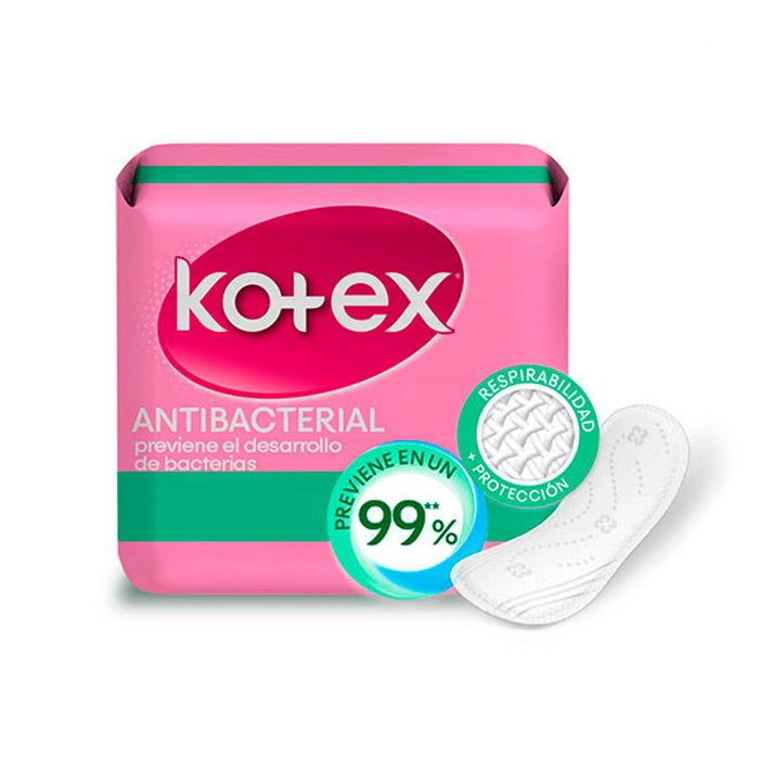 Kotex Antibacterial Protector Diario X 15 Unidades