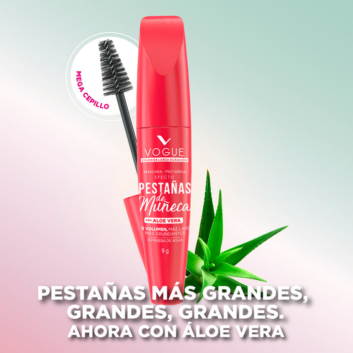 Mascara De Pestaña Vogue Efecto Pestañas De Muñeca X 9G