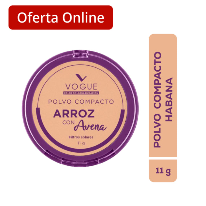 Polvo Vogue Compacto De Arroz Habana X 11G
