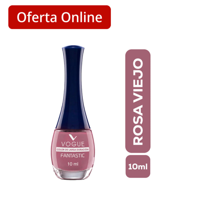 Esmalte Vogue Fantastic Rosa Viejo 25 X 10Ml